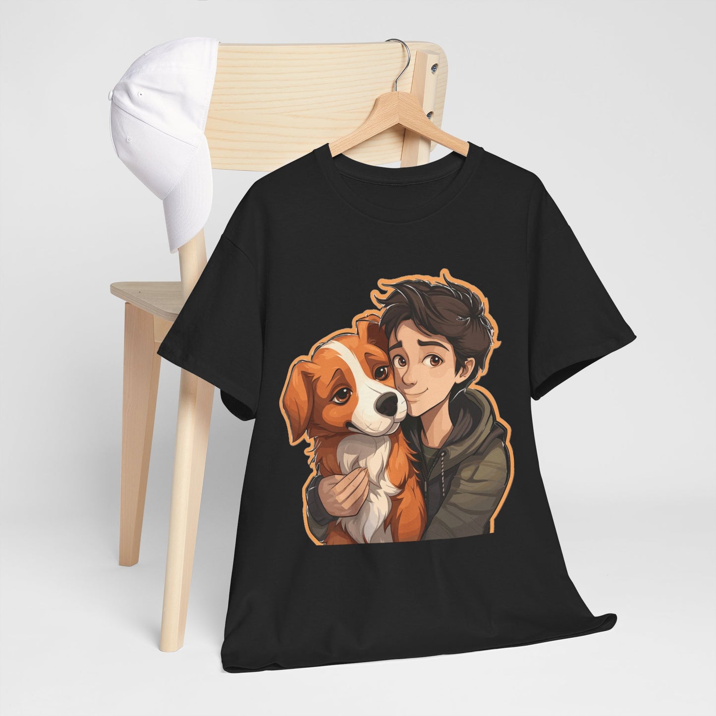 Dog & Boy Unisex Heavy Cotton Tee