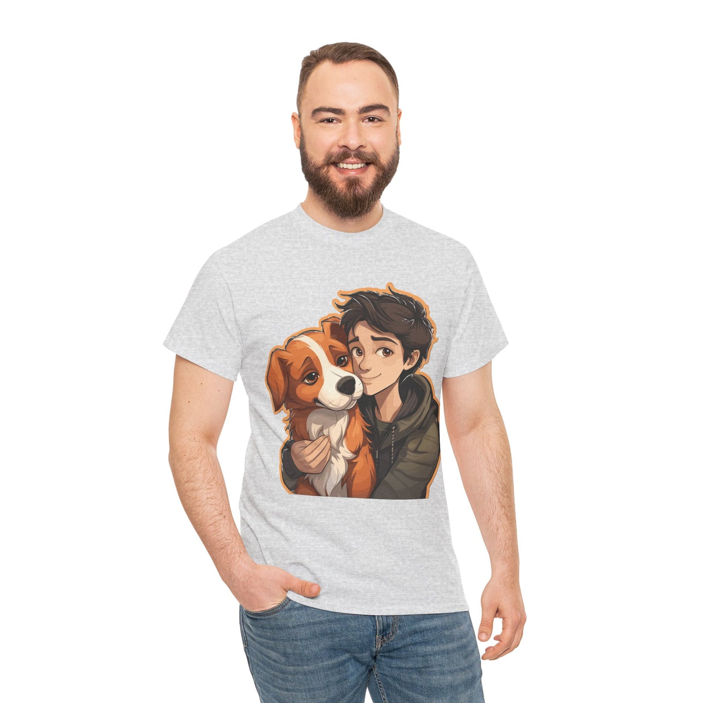 Dog & Boy Unisex Heavy Cotton Tee