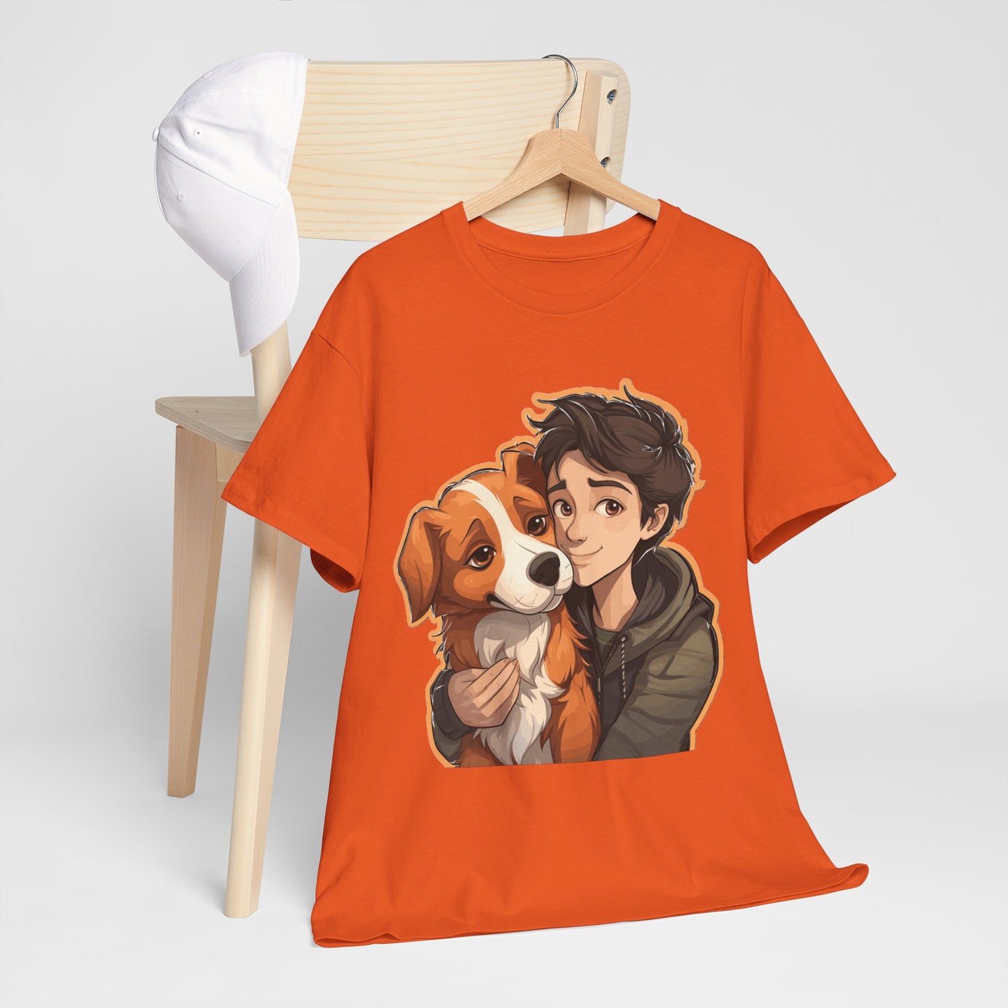 Dog & Boy Unisex Heavy Cotton Tee