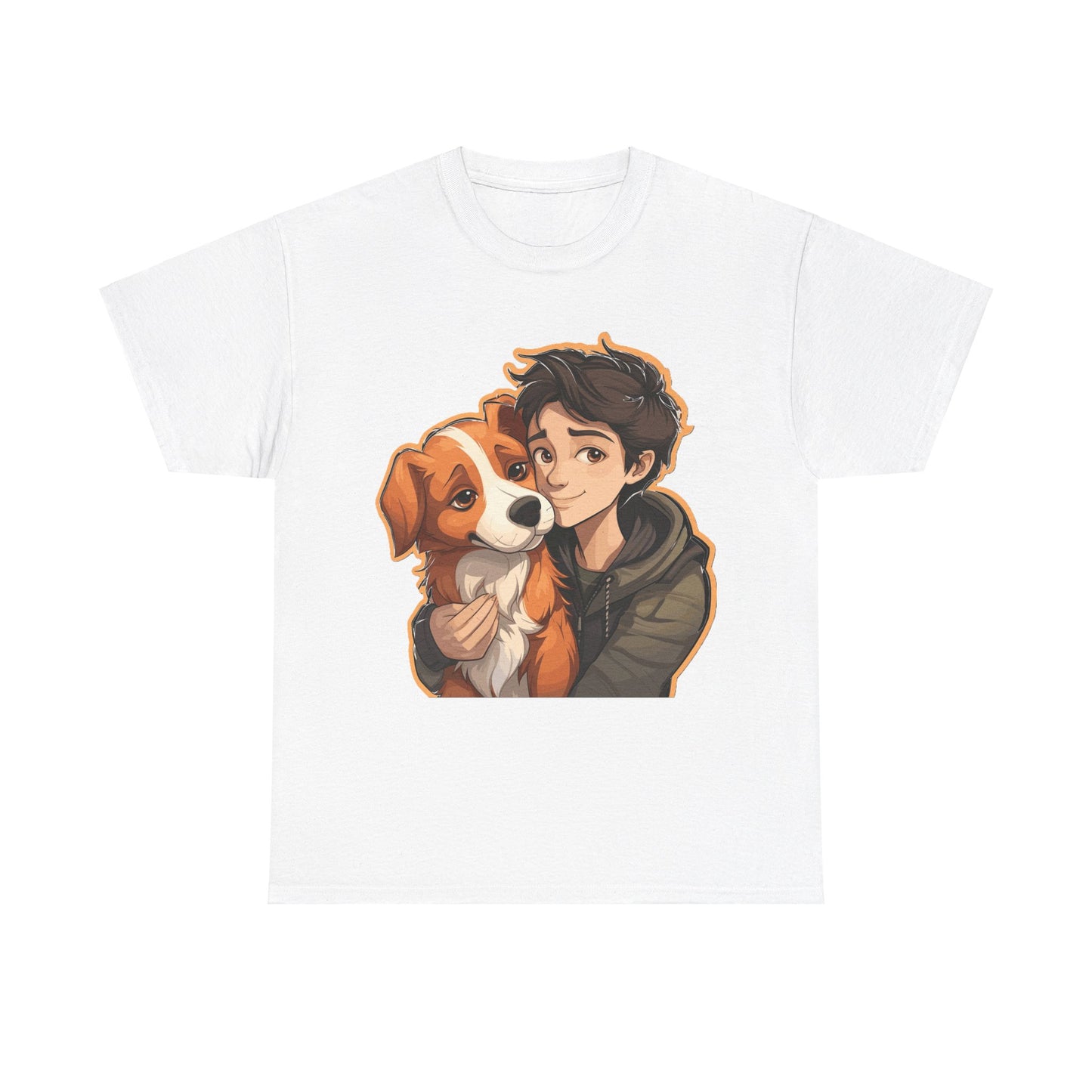 Dog & Boy Unisex Heavy Cotton Tee