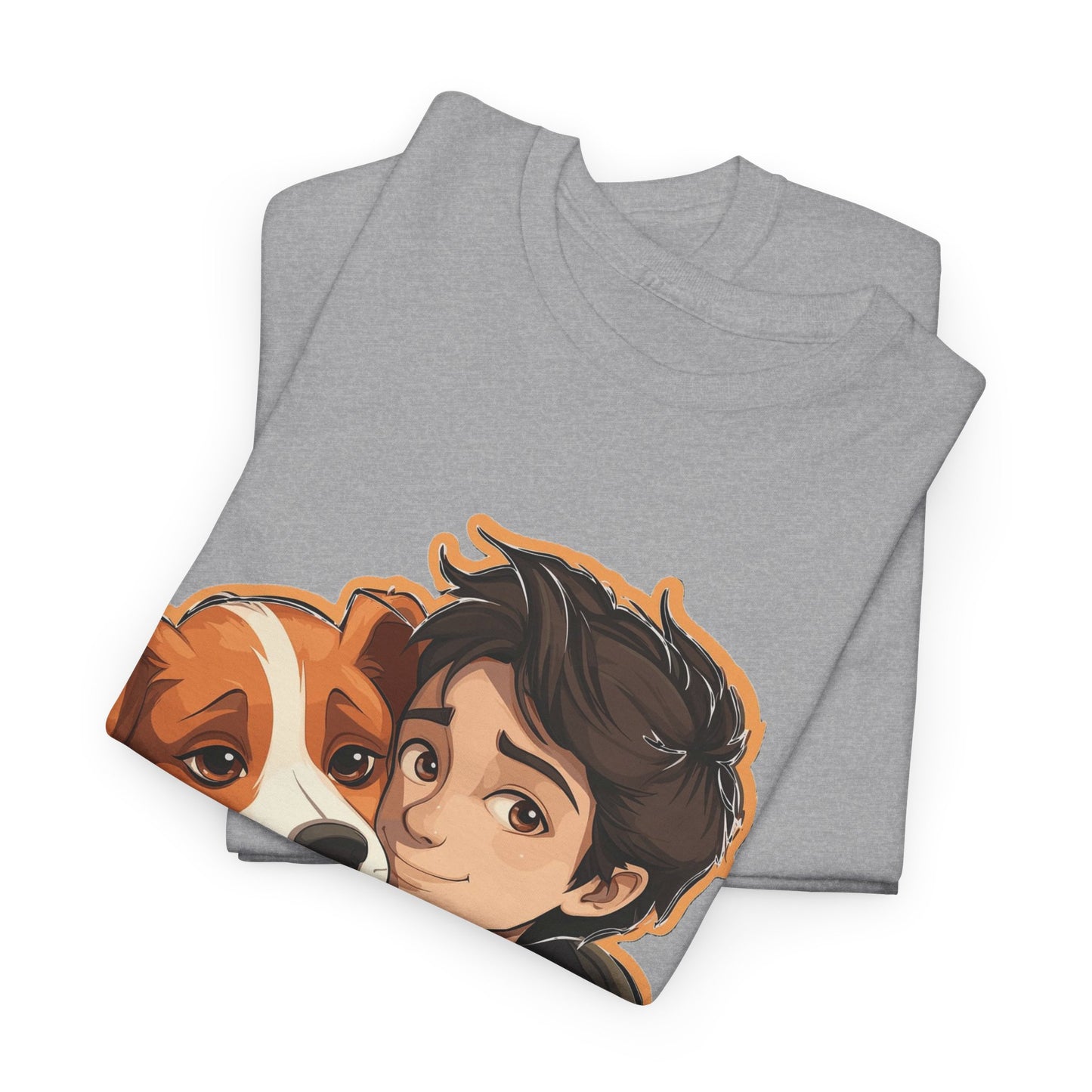 Dog & Boy Unisex Heavy Cotton Tee