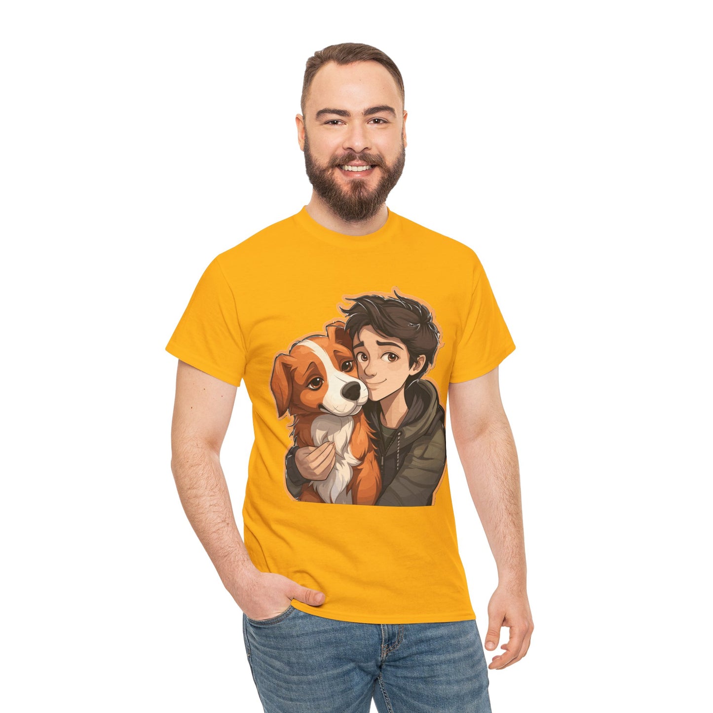 Dog & Boy Unisex Heavy Cotton Tee