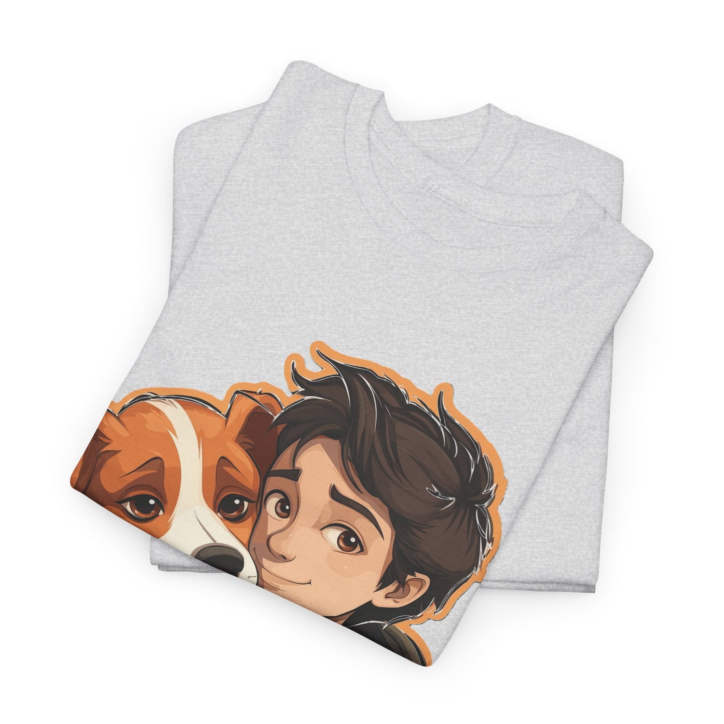 Dog & Boy Unisex Heavy Cotton Tee