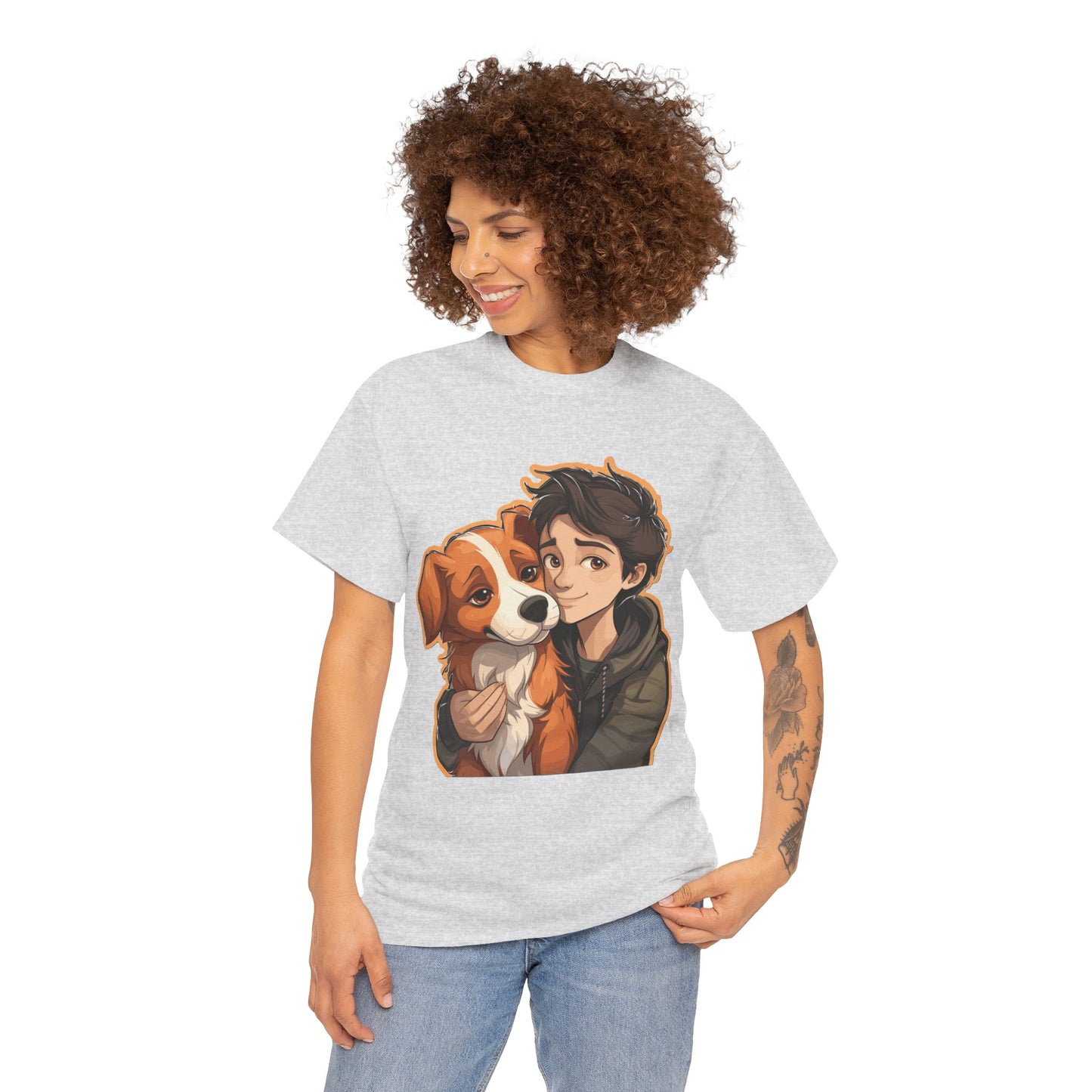 Dog & Boy Unisex Heavy Cotton Tee