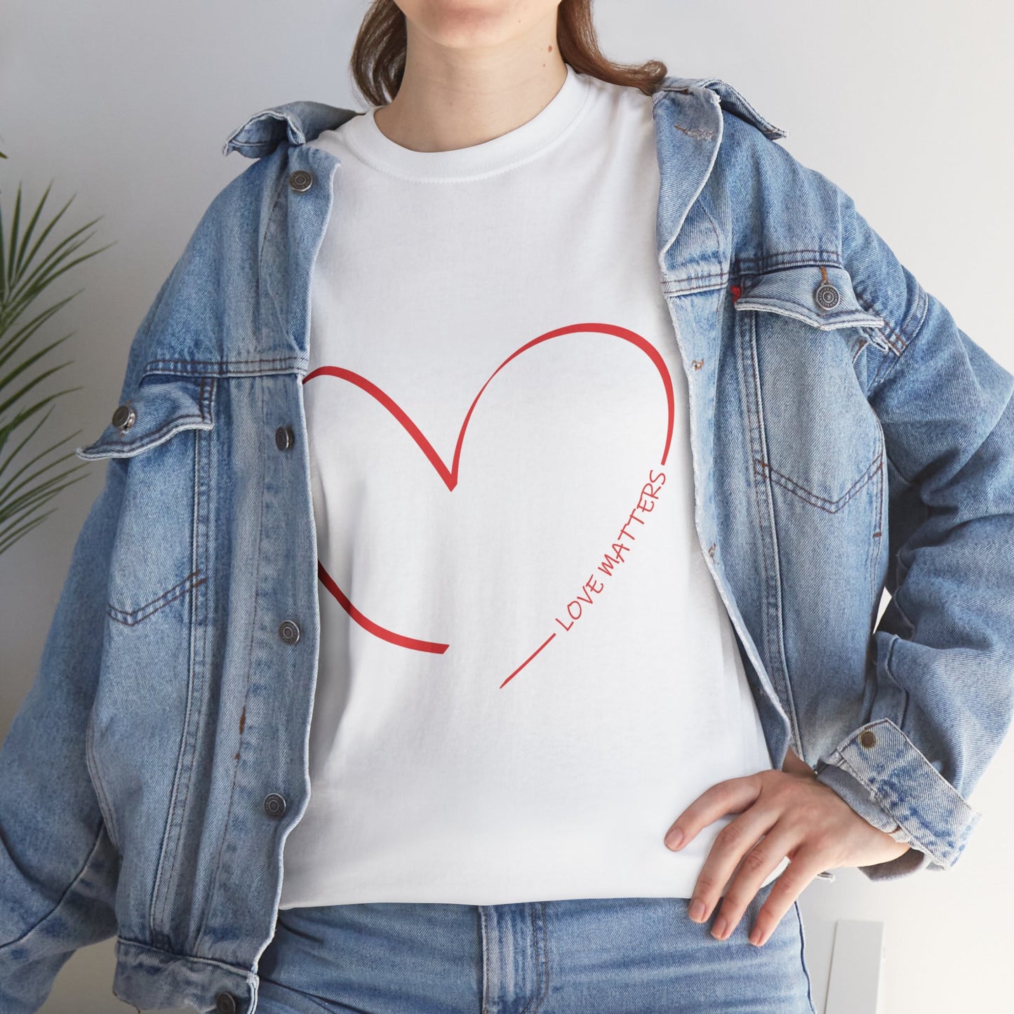 Love Matters women Heavy Cotton Tee