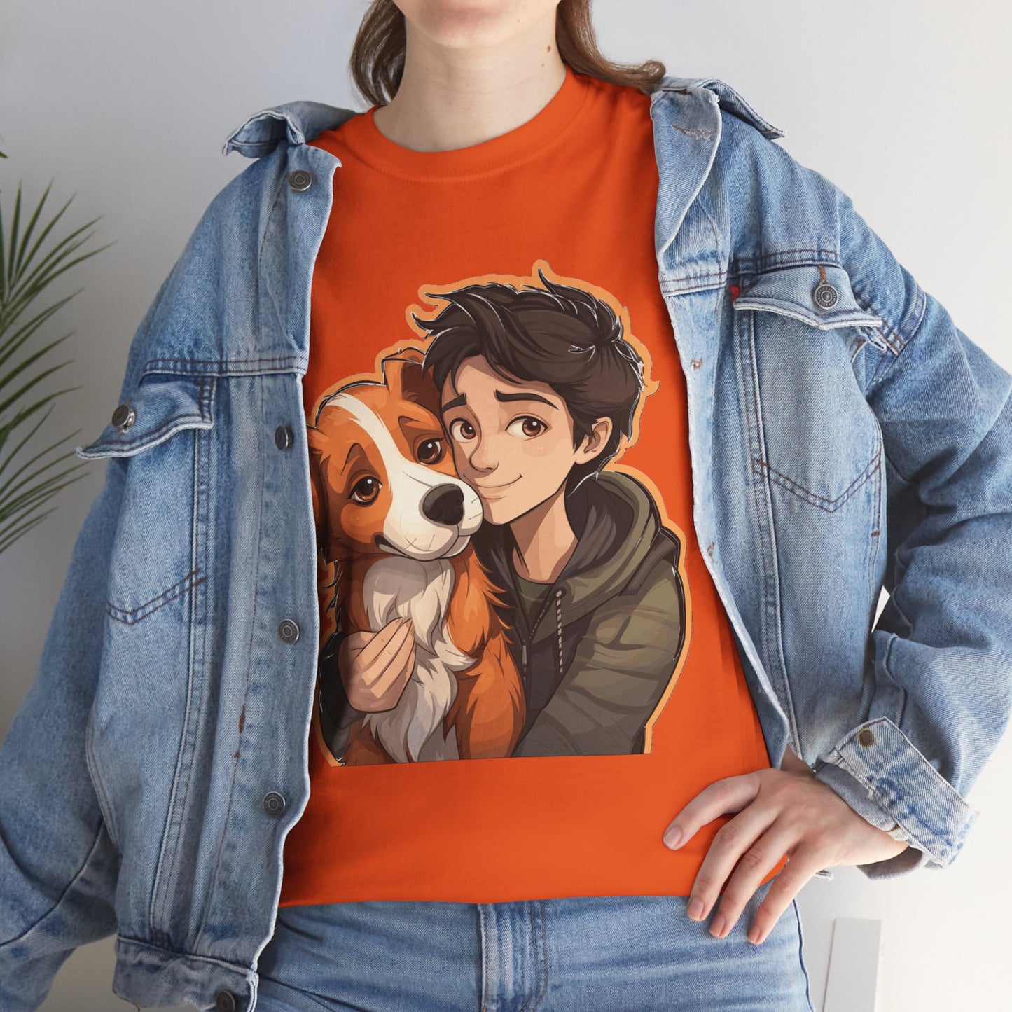 Dog & Boy Unisex Heavy Cotton Tee