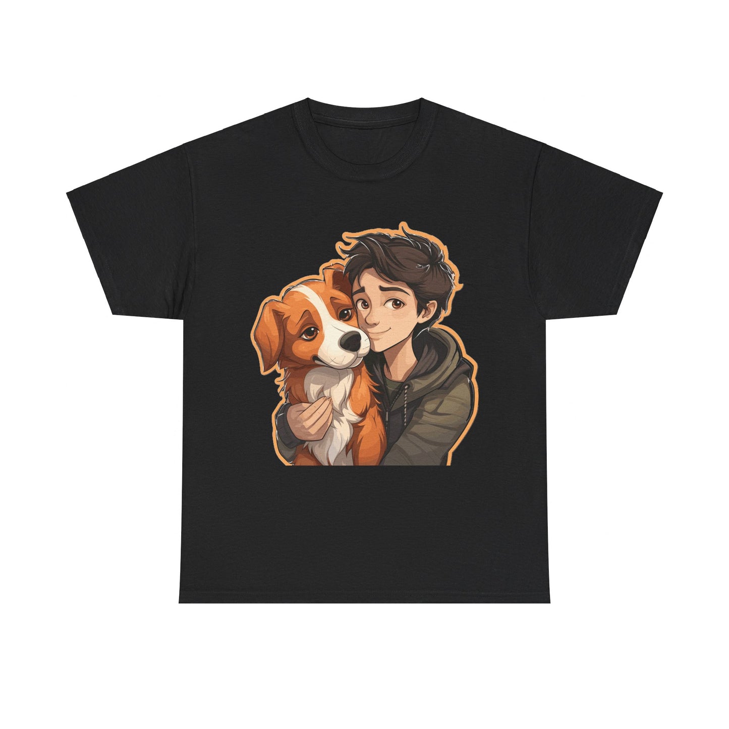 Dog & Boy Unisex Heavy Cotton Tee