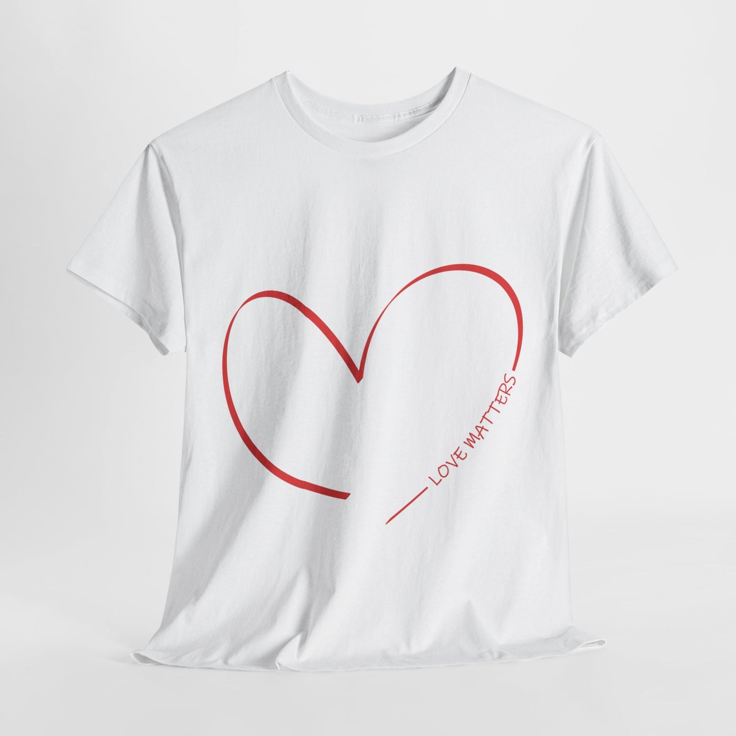 Love Matters women Heavy Cotton Tee