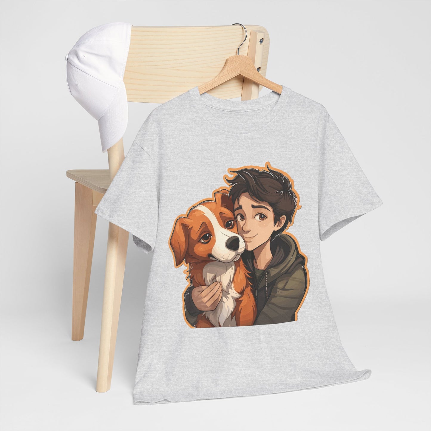 Dog & Boy Unisex Heavy Cotton Tee