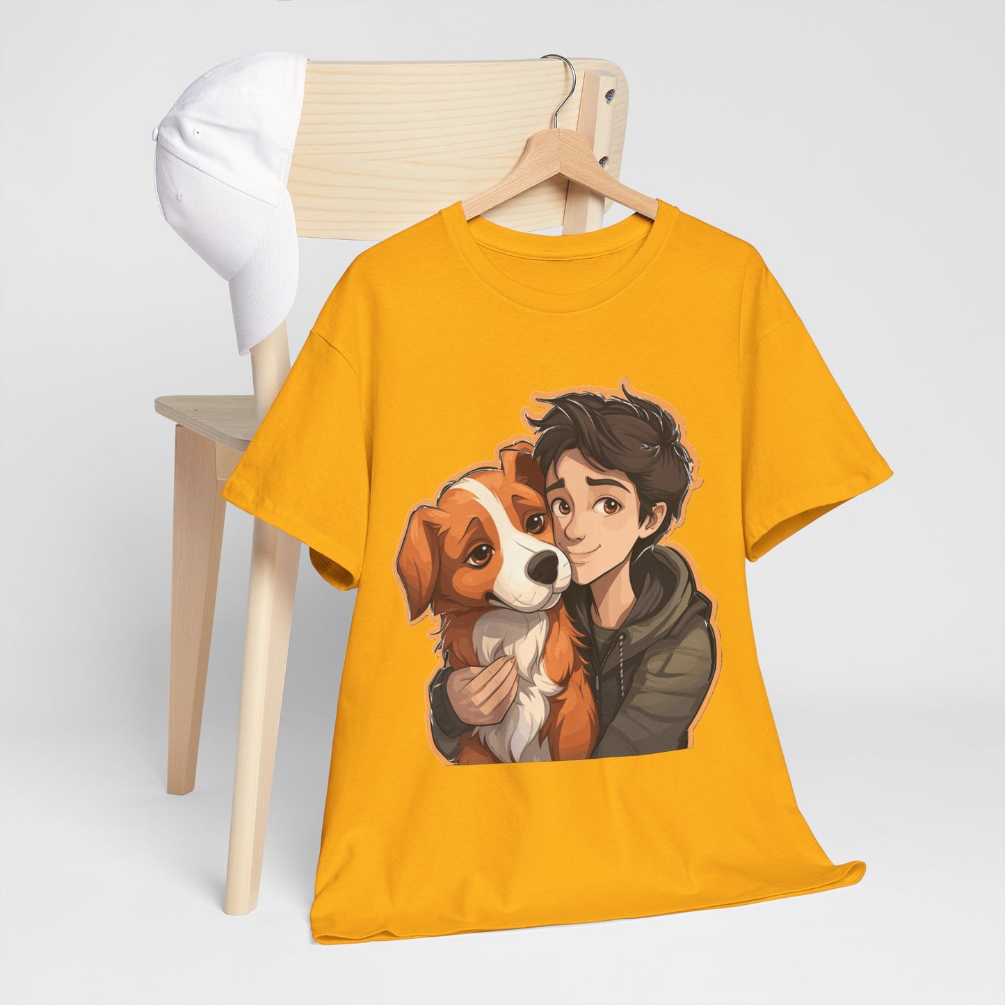 Dog & Boy Unisex Heavy Cotton Tee