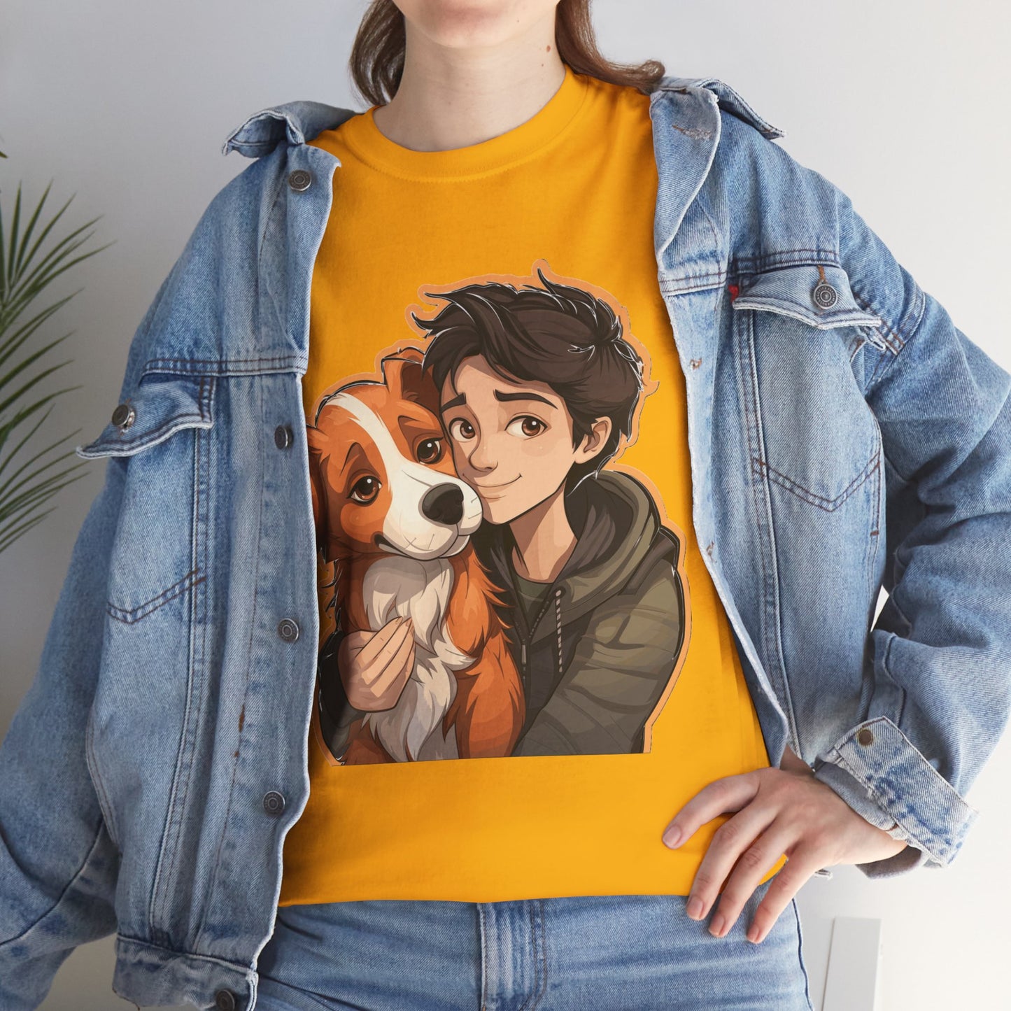 Dog & Boy Unisex Heavy Cotton Tee