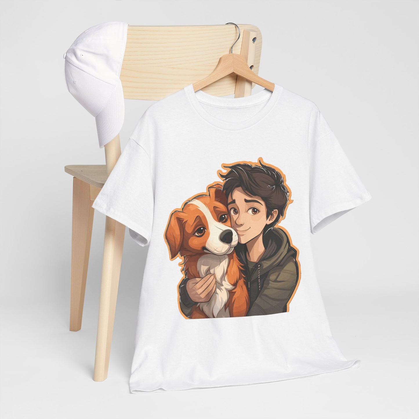 Dog & Boy Unisex Heavy Cotton Tee